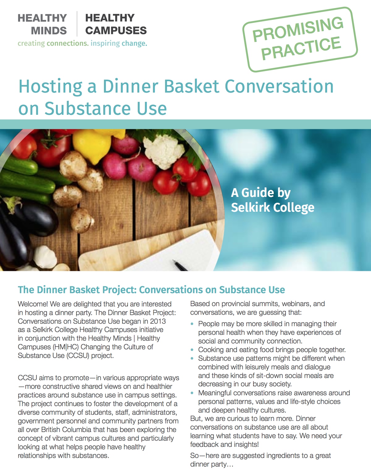 Changing the Culture of Substance Use Project